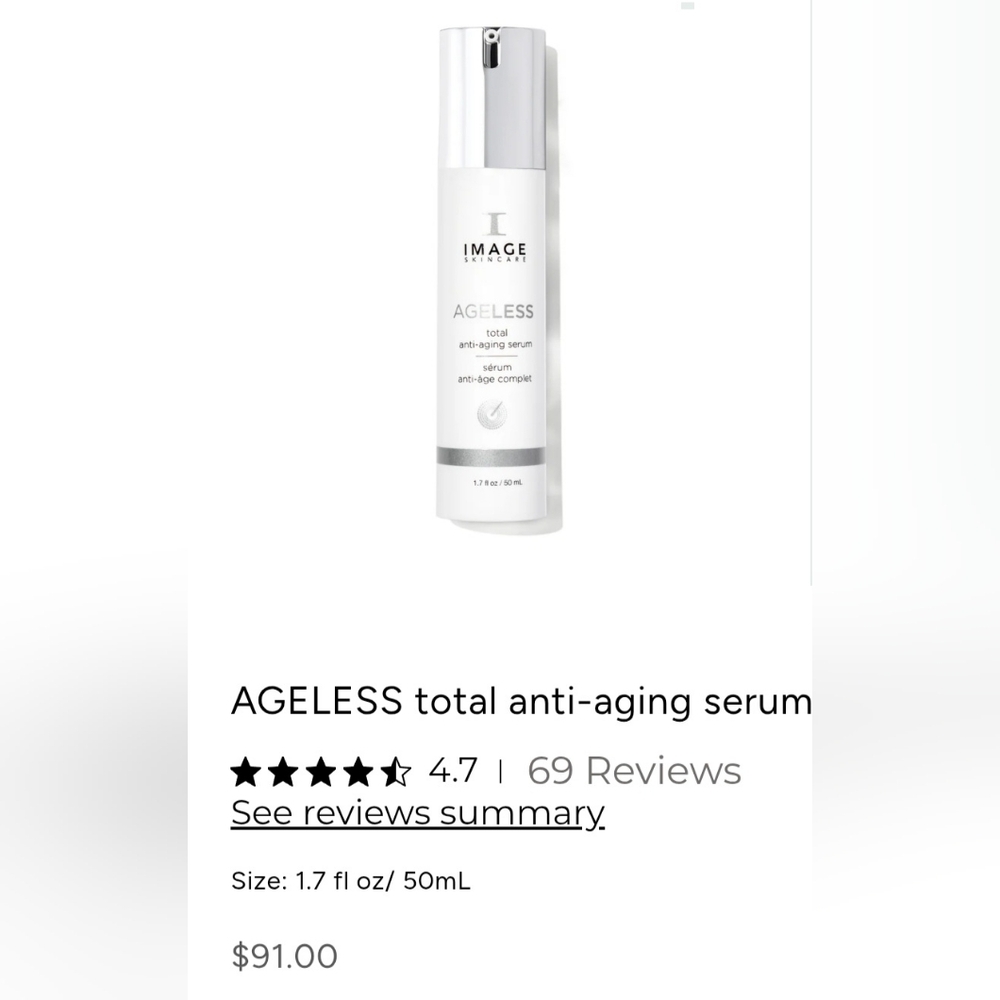 Image Skincare Ageless Total Anti-Aging Serum 1.7 fl oz/ 50 ml - Picture 2 of 3